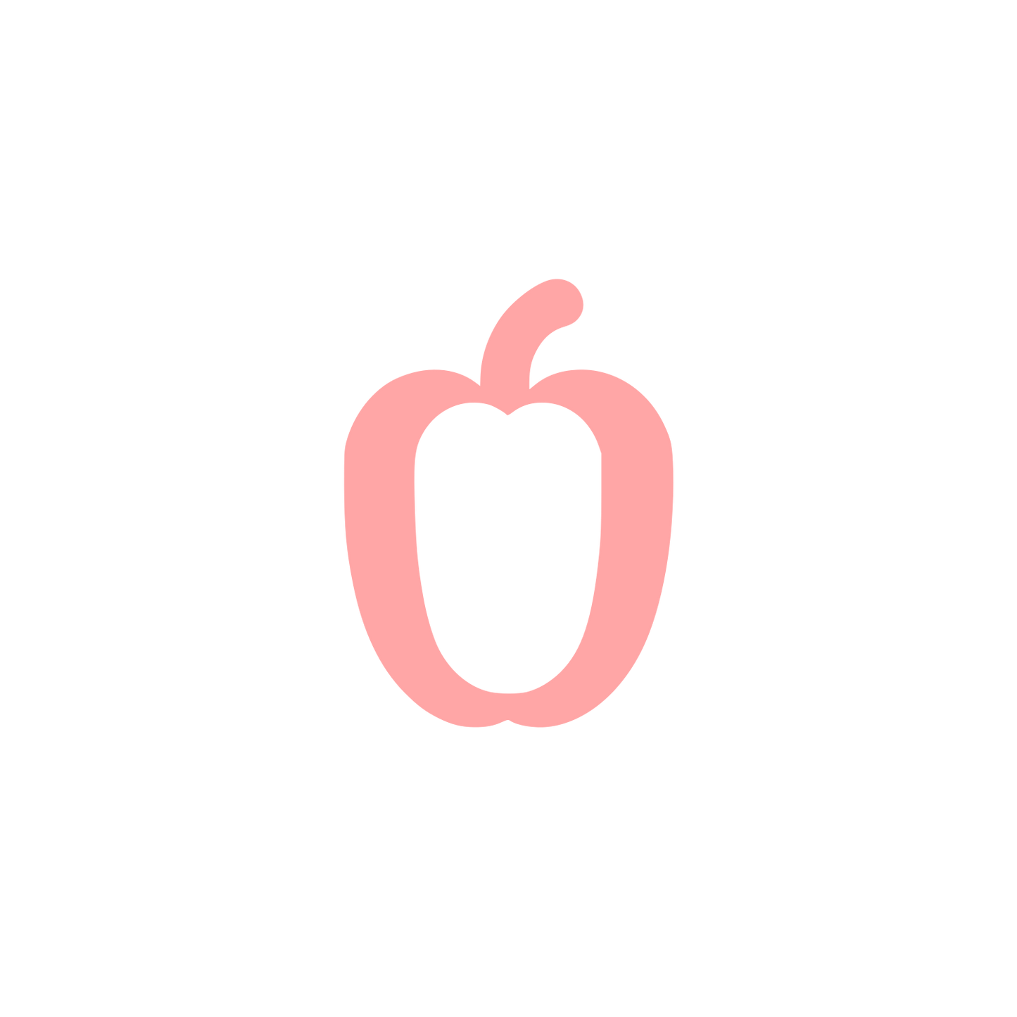 Bell Pepper Logo #ffa6a6