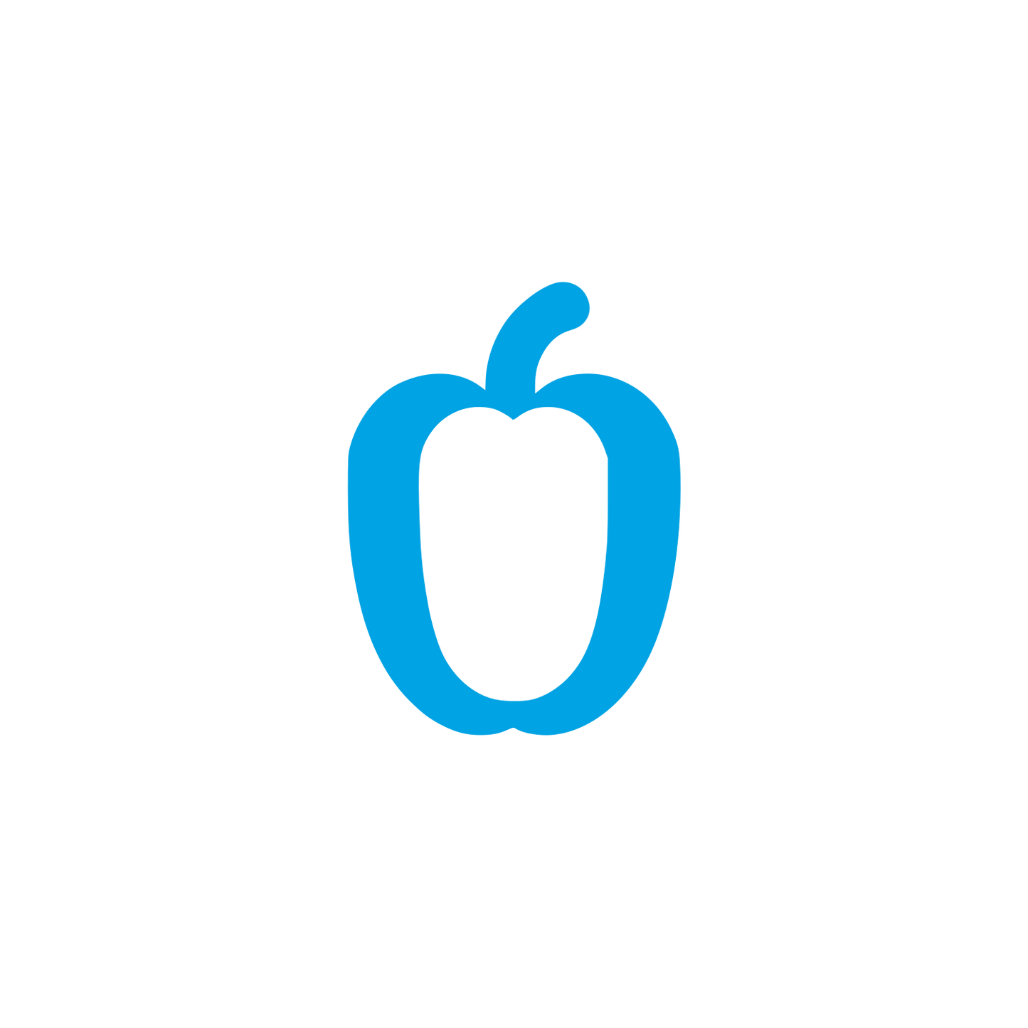 Bell Pepper Logo #00a3e4