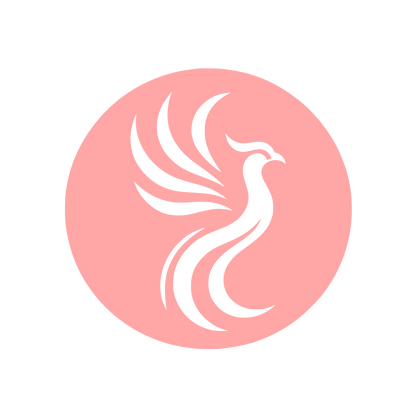 Phoenix Silhouette Logo #ffa6a6