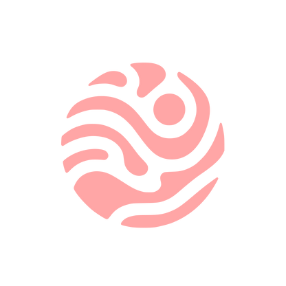 Hand Holding Care Badge Icon #ffa6a6