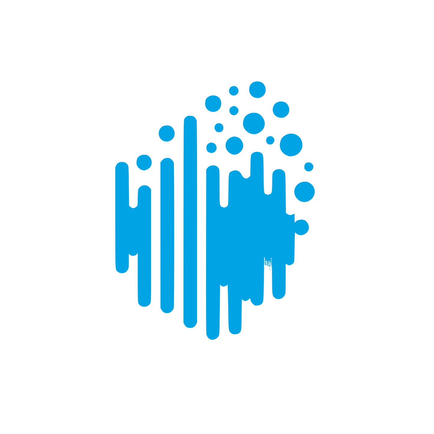 Abstract Soundwave Logo #00a3e4