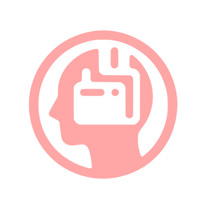 Tech Head Logo #ffa6a6
