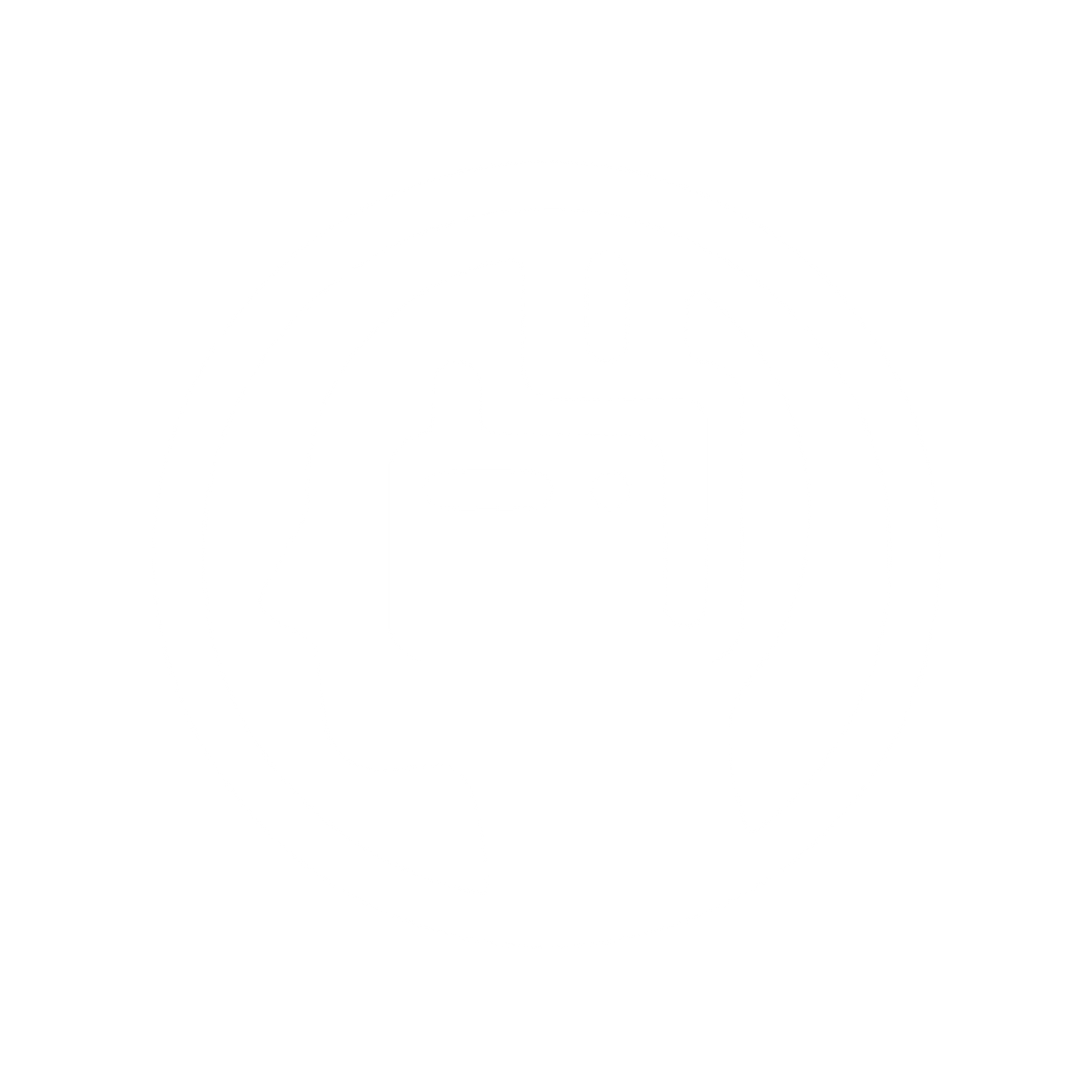 Tech Head Logo #ffffff