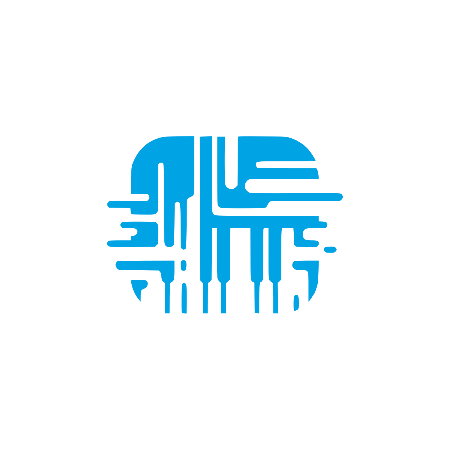 Piano Circuit Logo #00a3e4