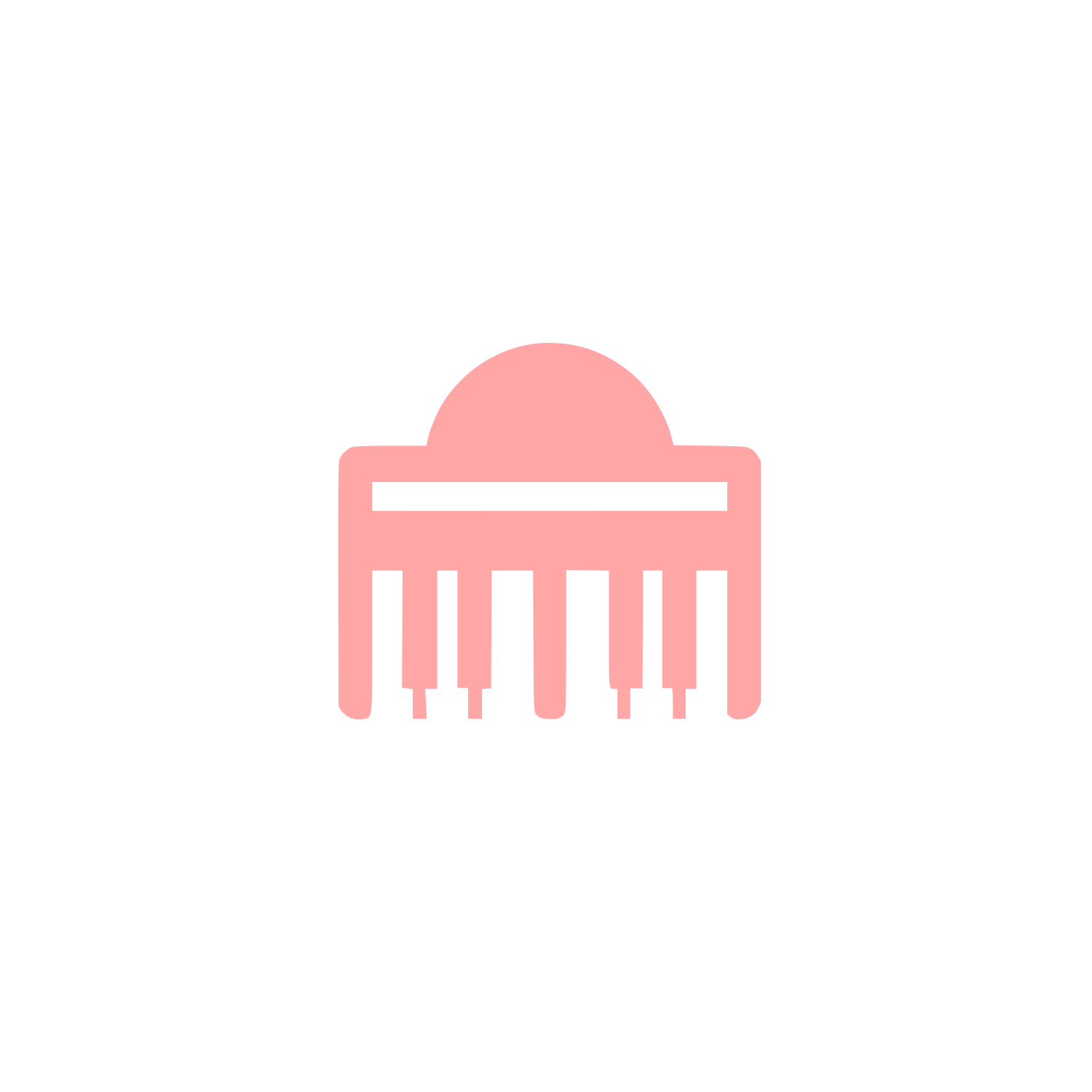 Abstract Sun Logo #ffa6a6