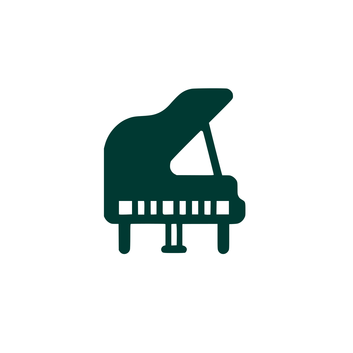 Piano Logo Design #003932