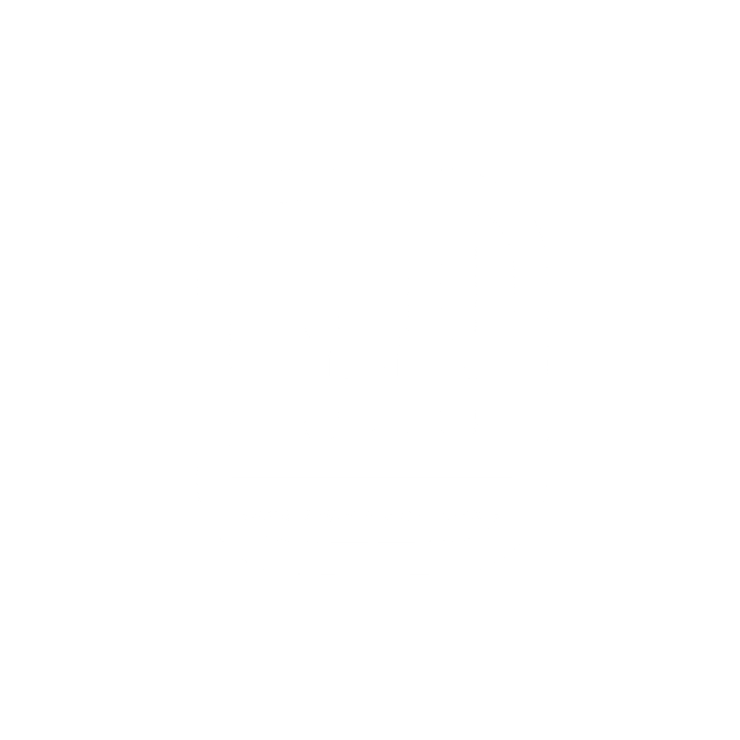 Black and White Keyboard Logo #ffffff