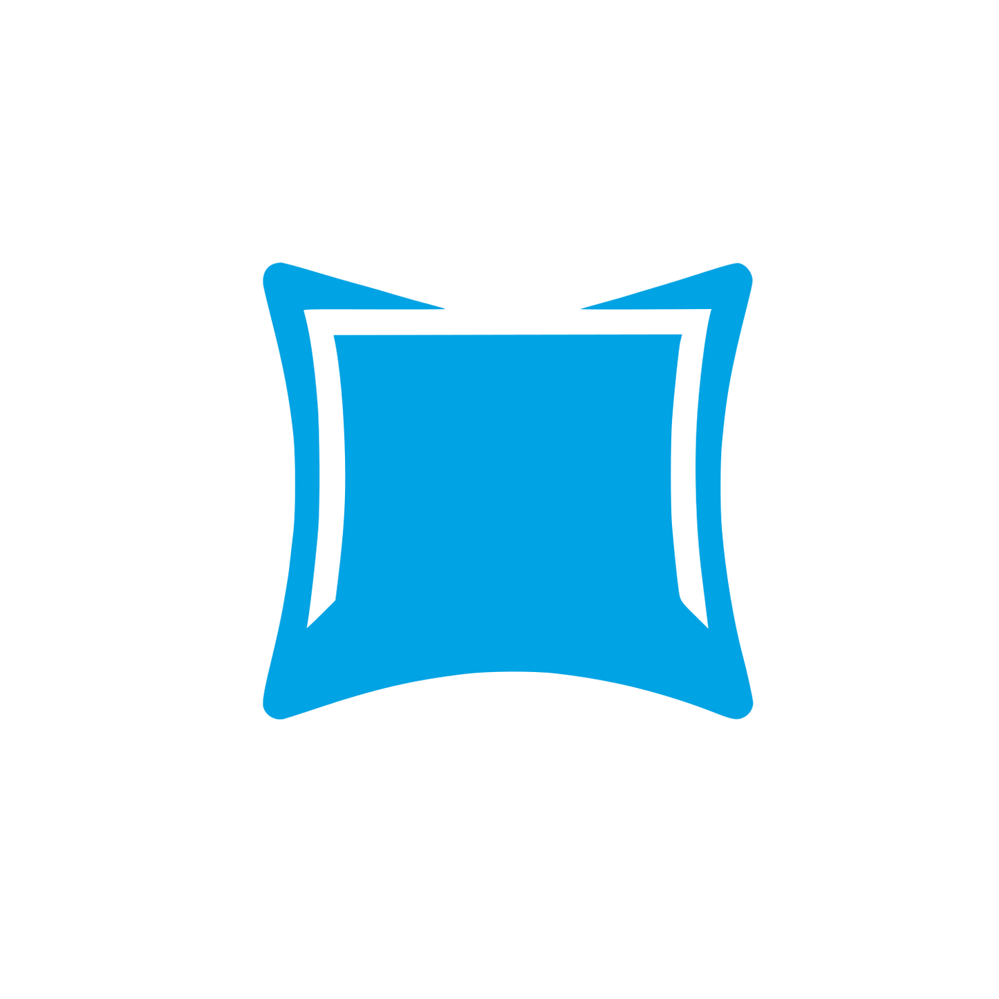 Pillow Shape Logo #00a3e4