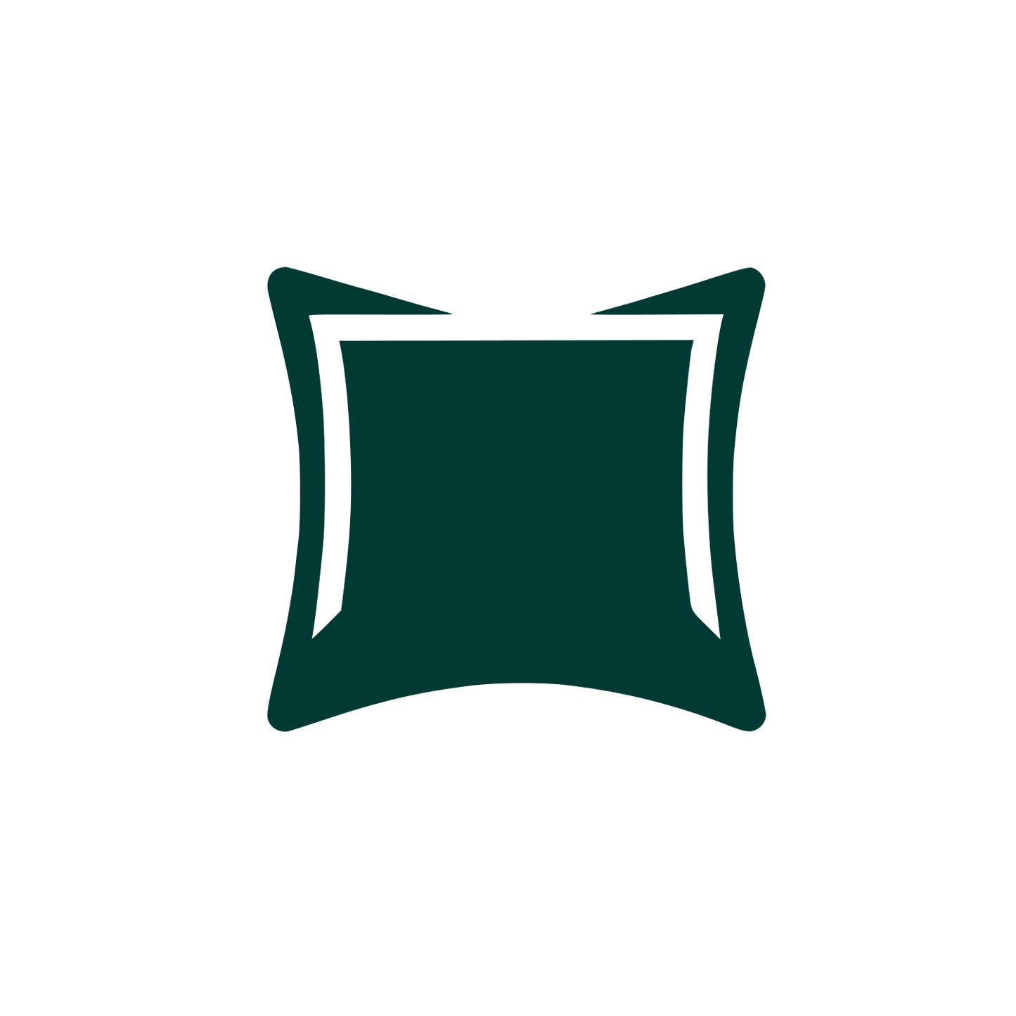 Pillow Shape Logo #003932