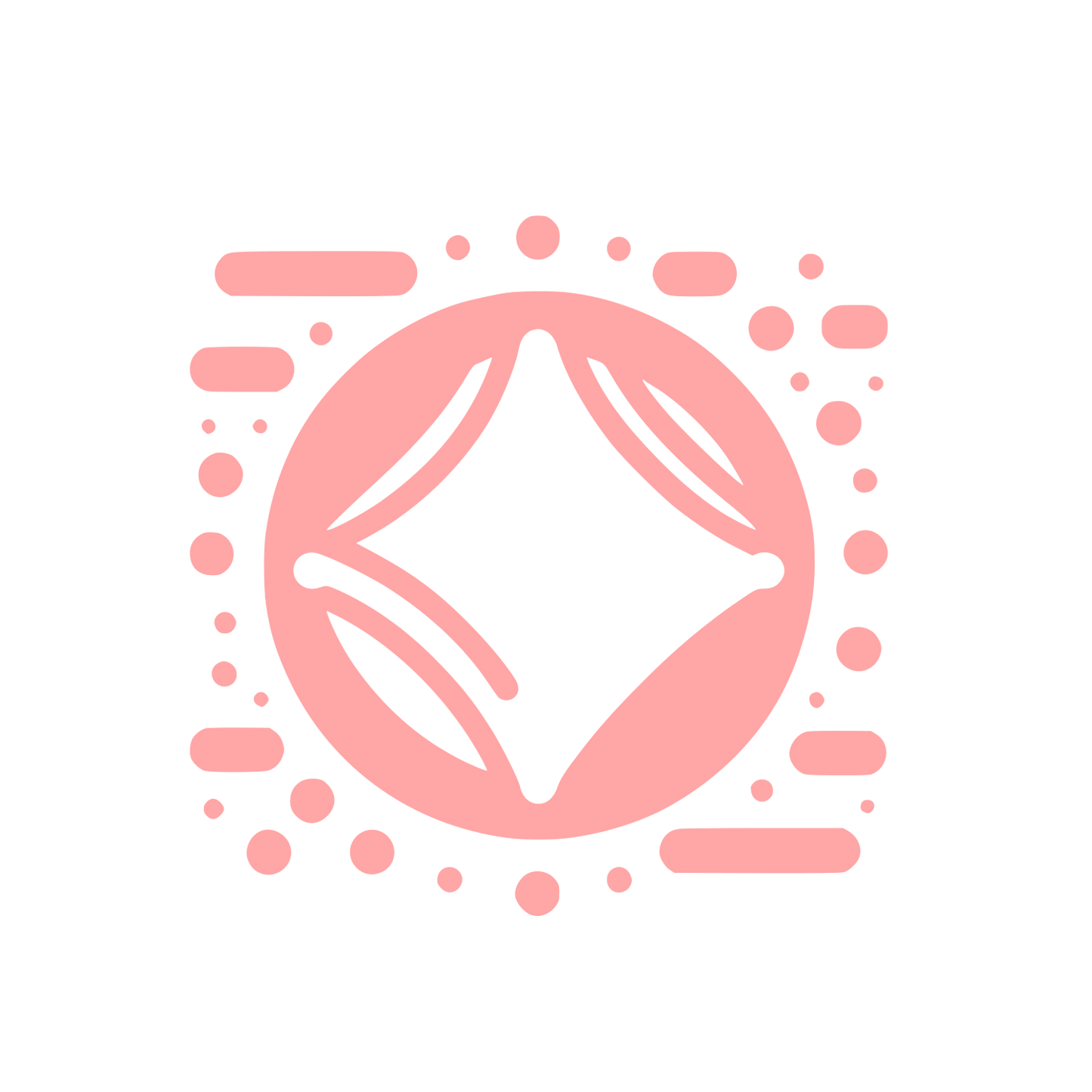 Pillow Shape Logo #ffa6a6