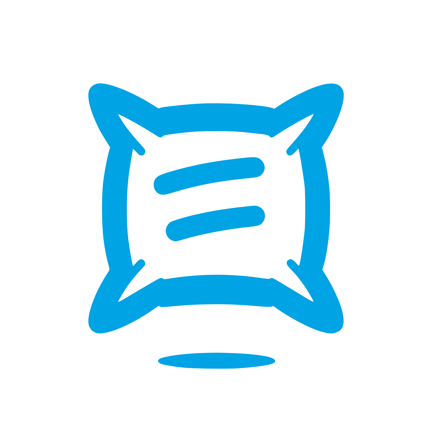 Pillow Chat Logo #00a3e4