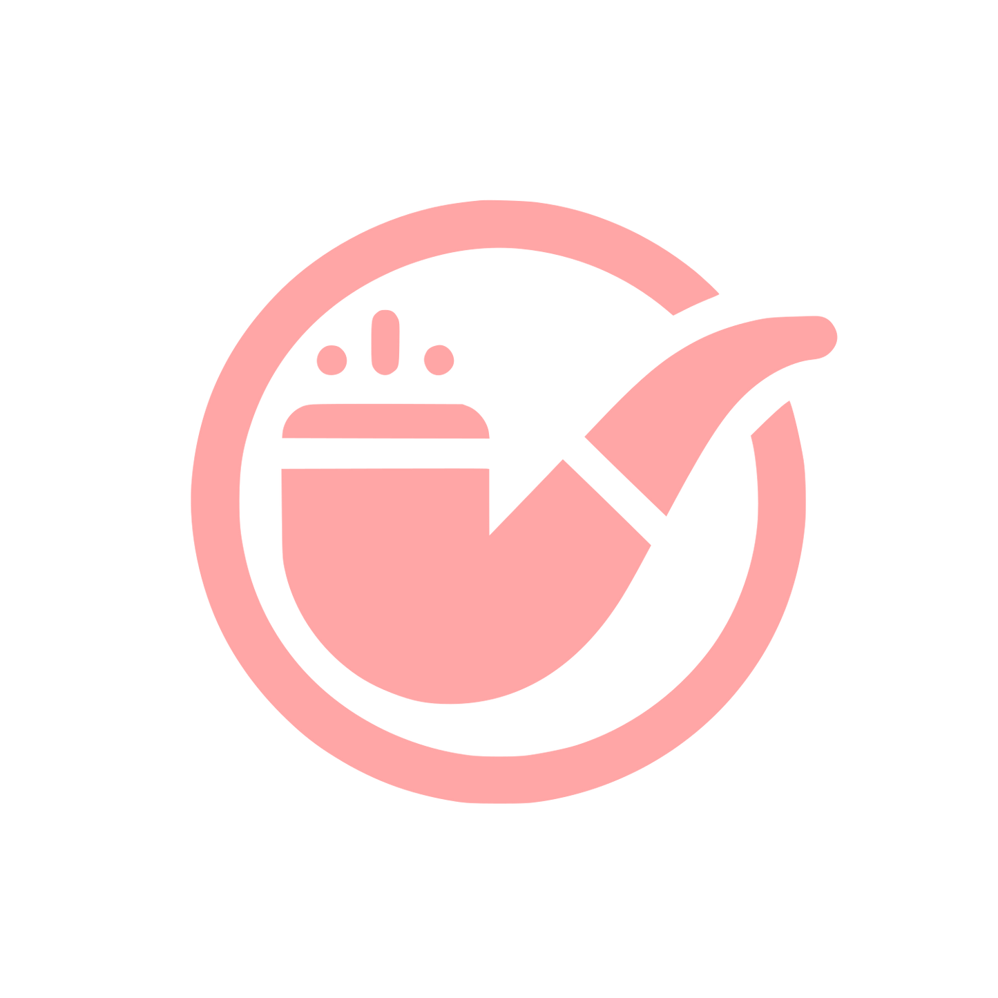 Smoking Pipe Logo #ffa6a6