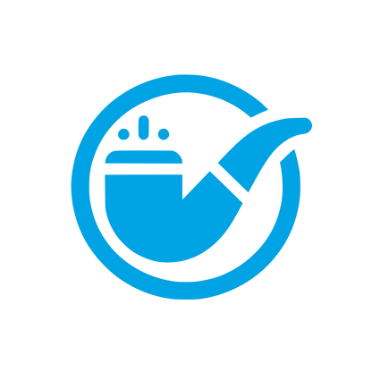 Smoking Pipe Logo #00a3e4
