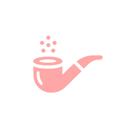 Smoking Pipe Logo #ffa6a6