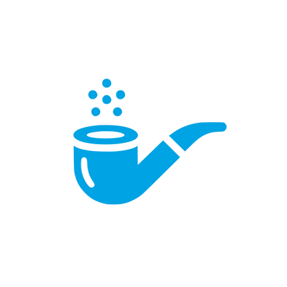 Smoking Pipe Logo #00a3e4