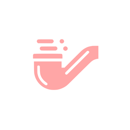 Smoking Pipe Logo #ffa6a6