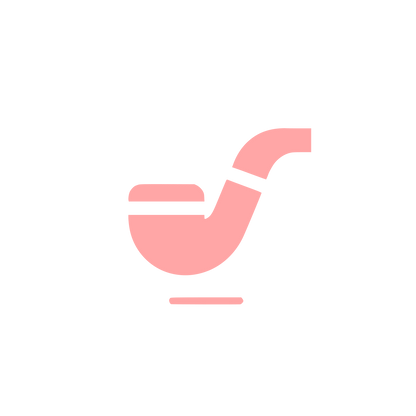 Smoking Pipe Logo #ffa6a6