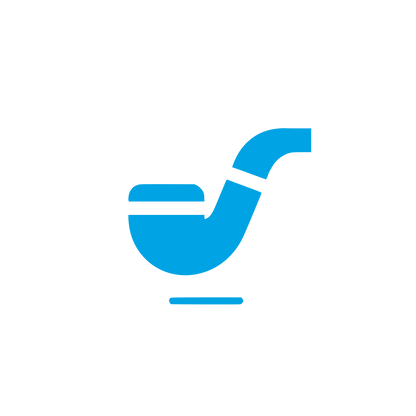 Smoking Pipe Logo #00a3e4
