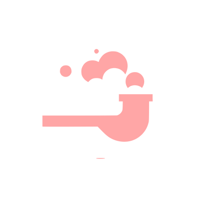 Smoking Pipe Logo #ffa6a6