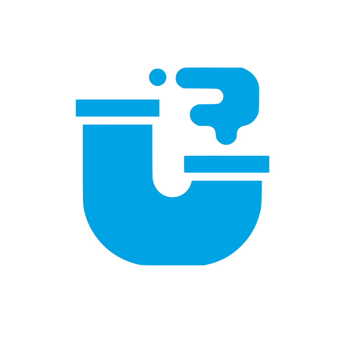 Pipe Logo #00a3e4
