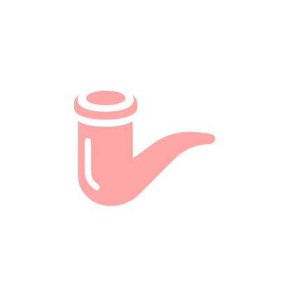 Smoking Pipe Logo #ffa6a6