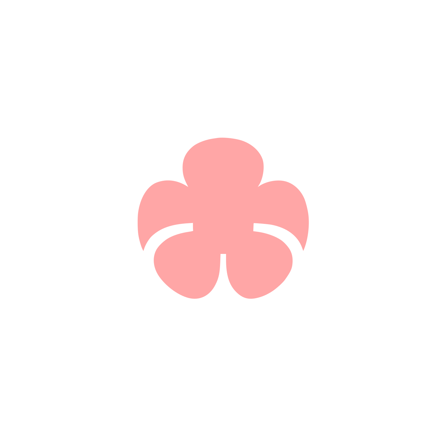 Black Clover Logo #ffa6a6