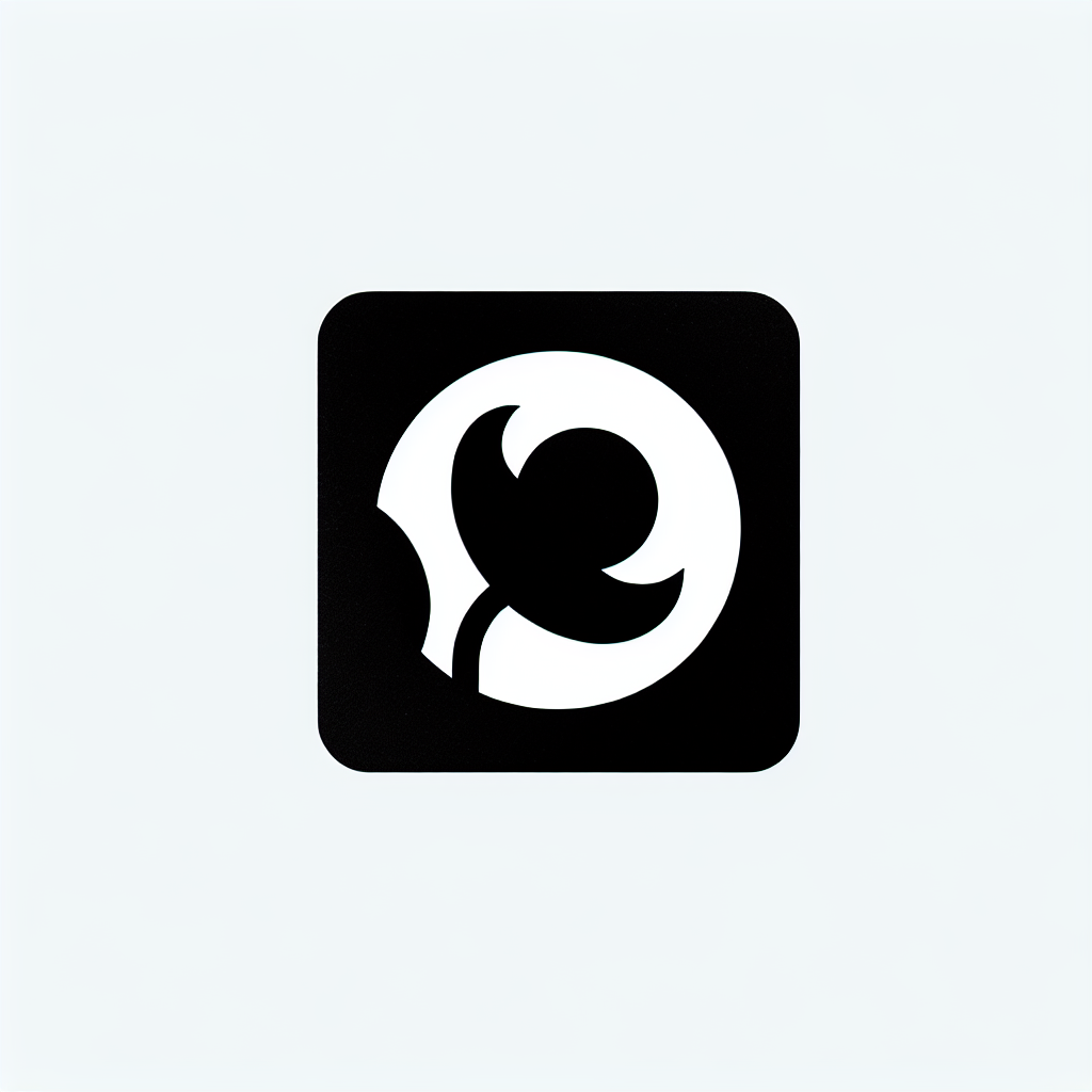 Poppy Flower Monoline Logo