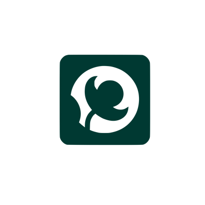 Poppy Flower Monoline Logo #003932