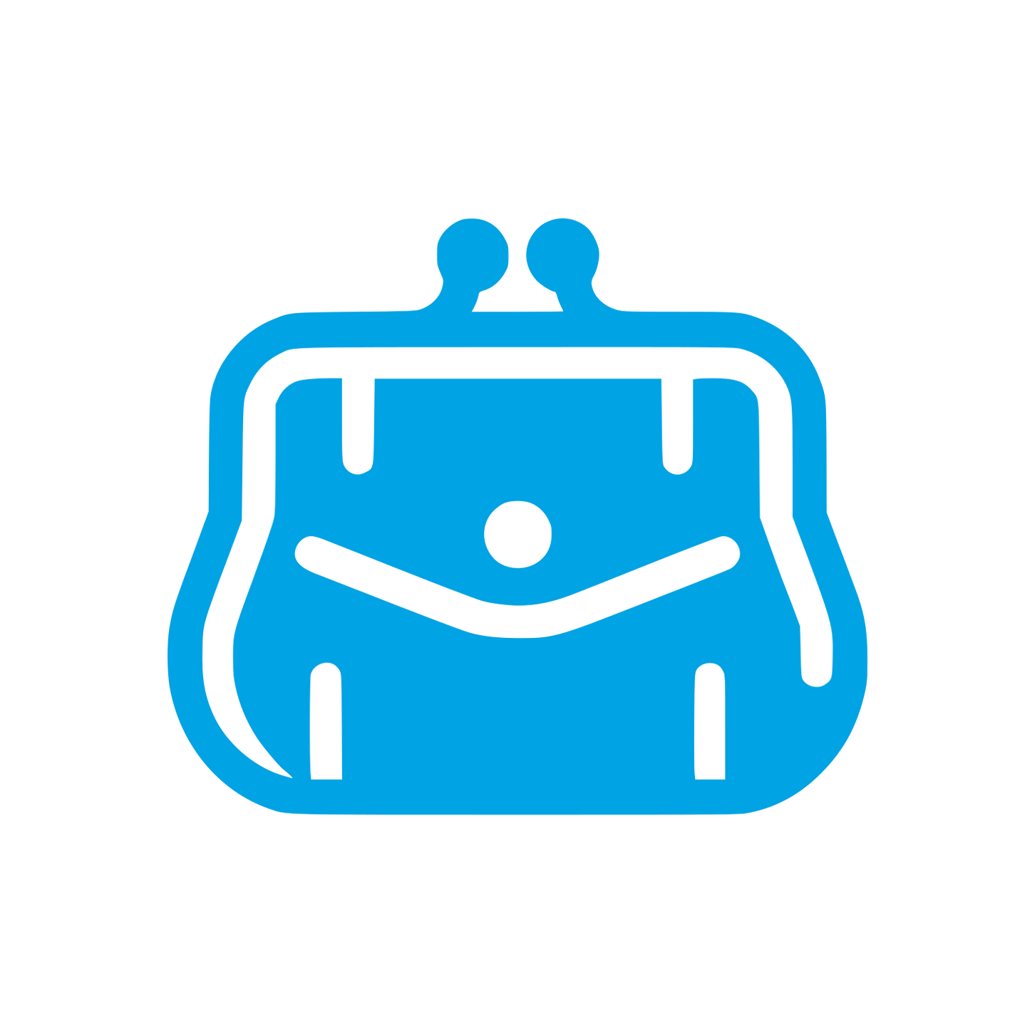Purse Wallet Logo #00a3e4