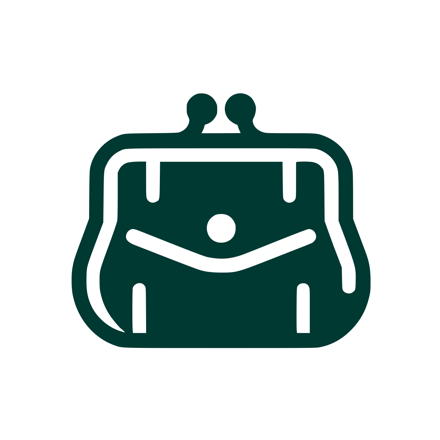 Purse Wallet Logo #003932