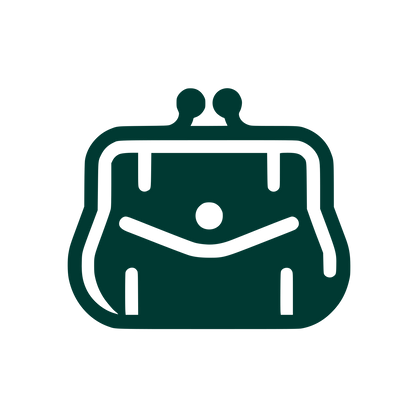 Purse Wallet Logo #003932