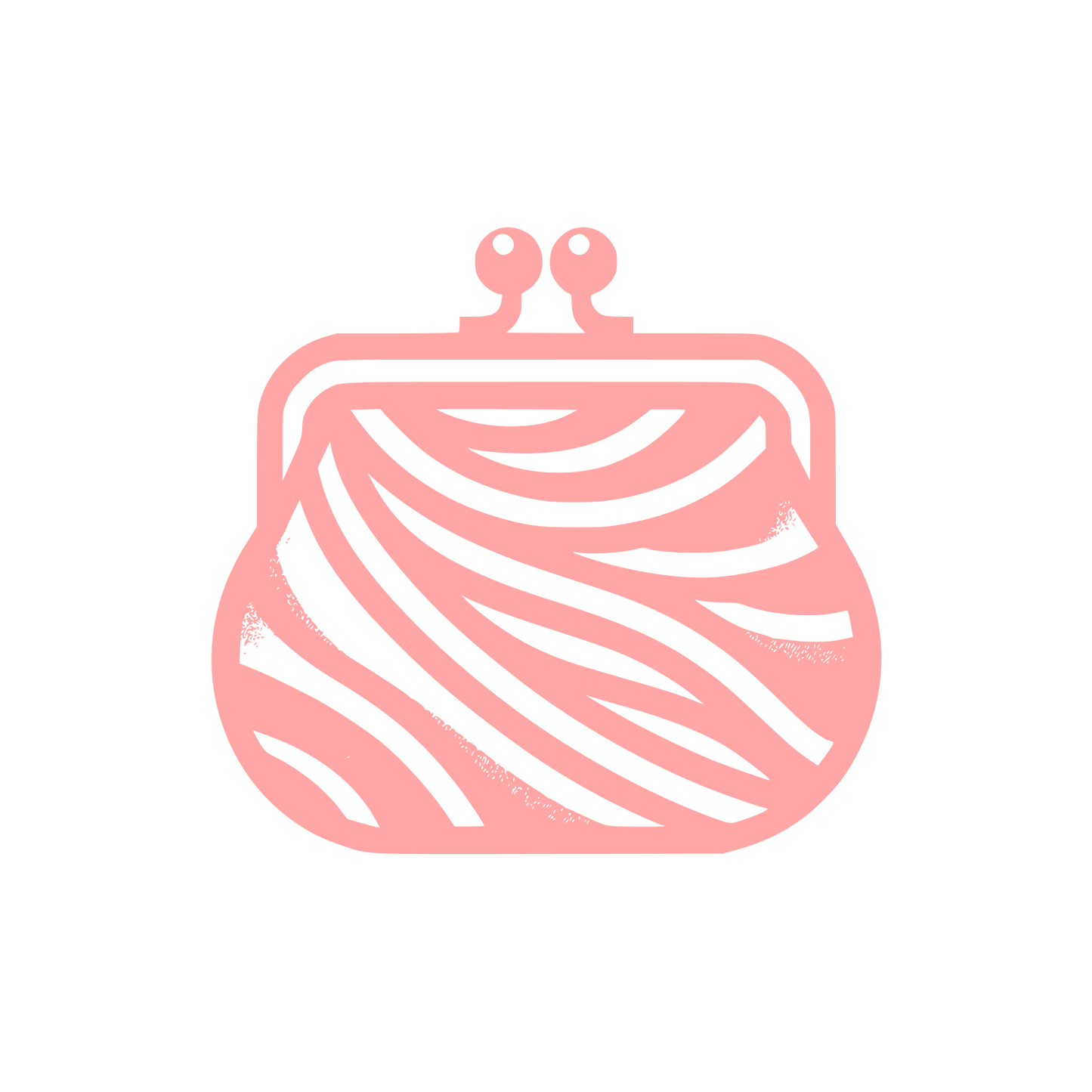 Abstract Purse Logo #ffa6a6