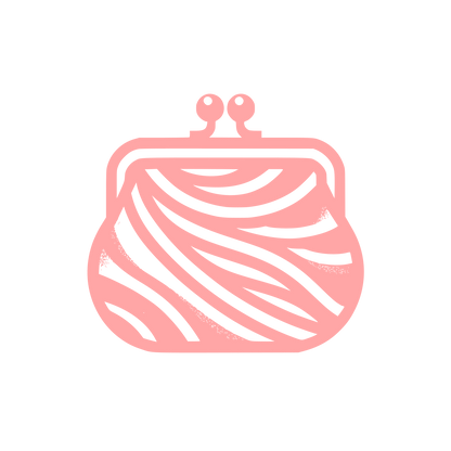 Abstract Purse Logo #ffa6a6