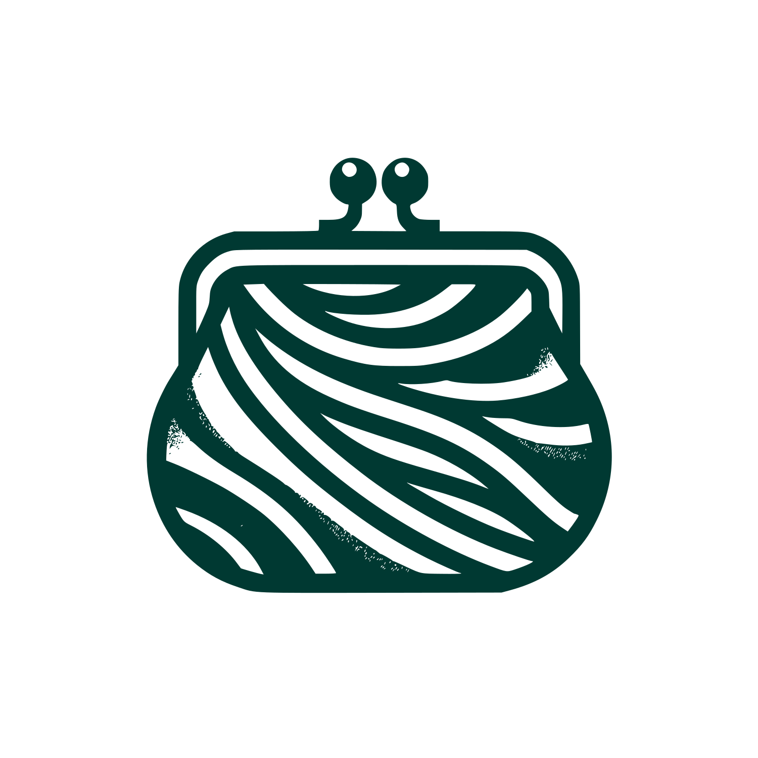 Abstract Purse Logo #003932