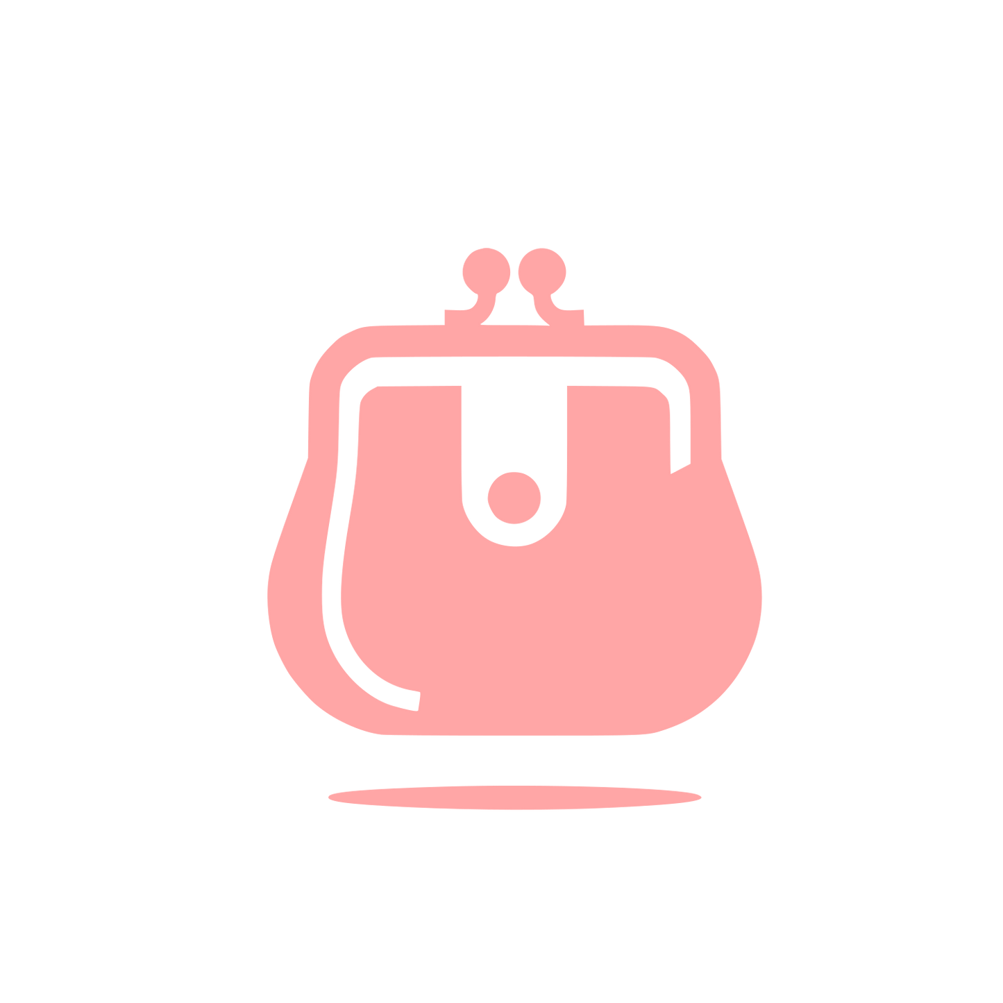 Purse Wallet Logo #ffa6a6