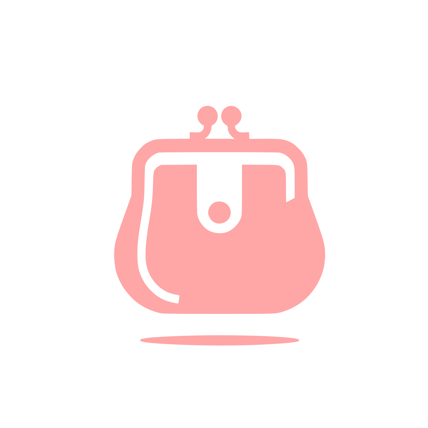 Purse Wallet Logo #ffa6a6