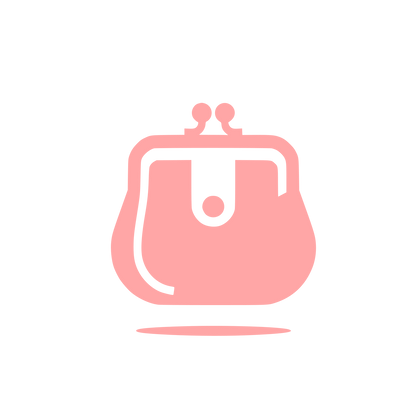 Purse Wallet Logo #ffa6a6