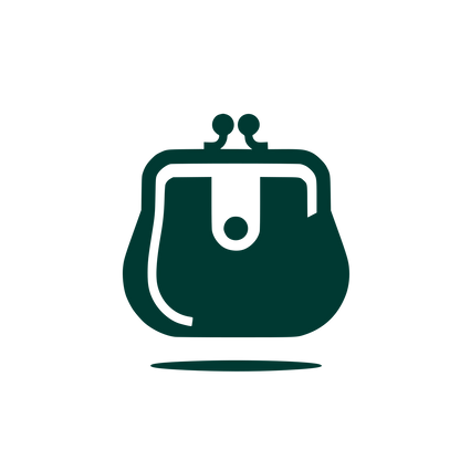 Purse Wallet Logo #003932