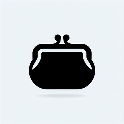 Wallet Silhouette Logo