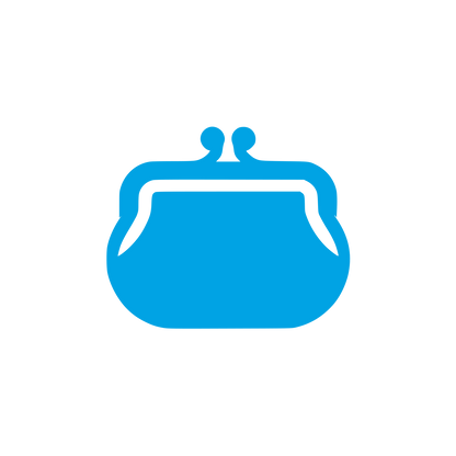 Wallet Silhouette Logo #00a3e4