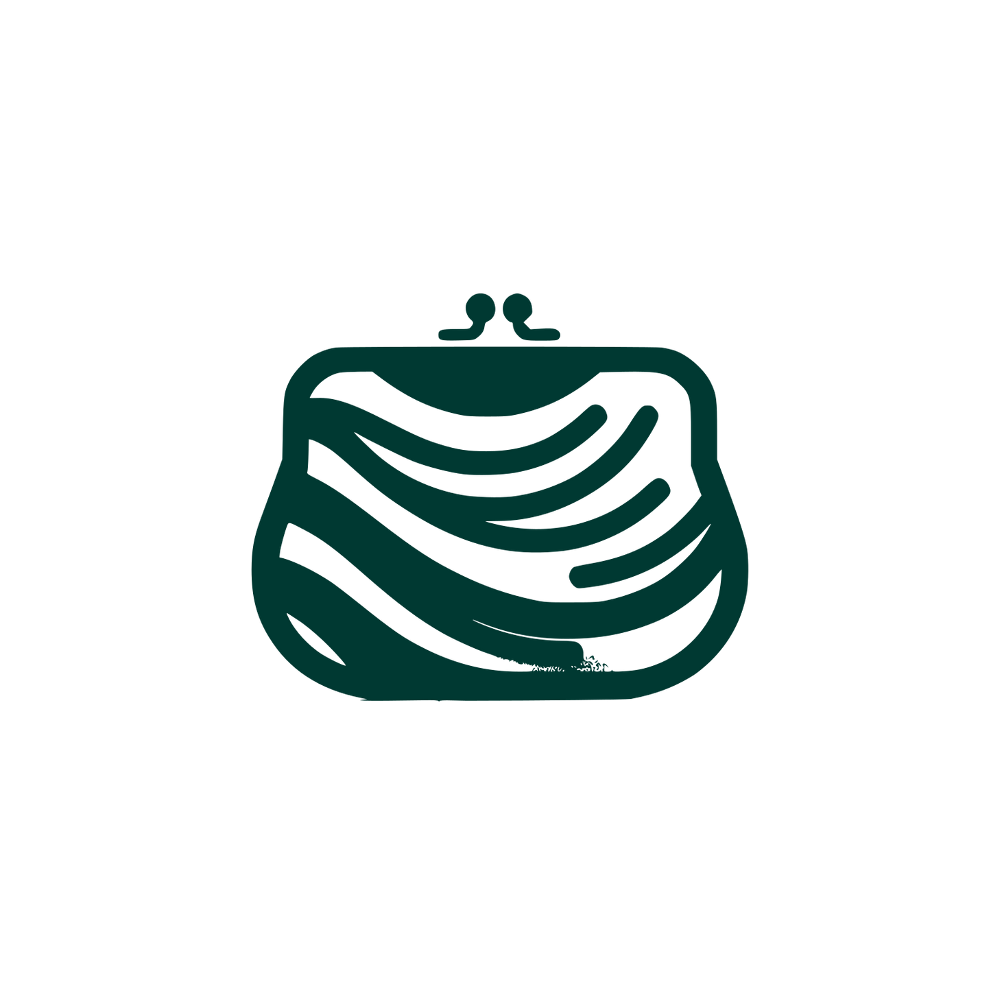Abstract Purse Logo #003932