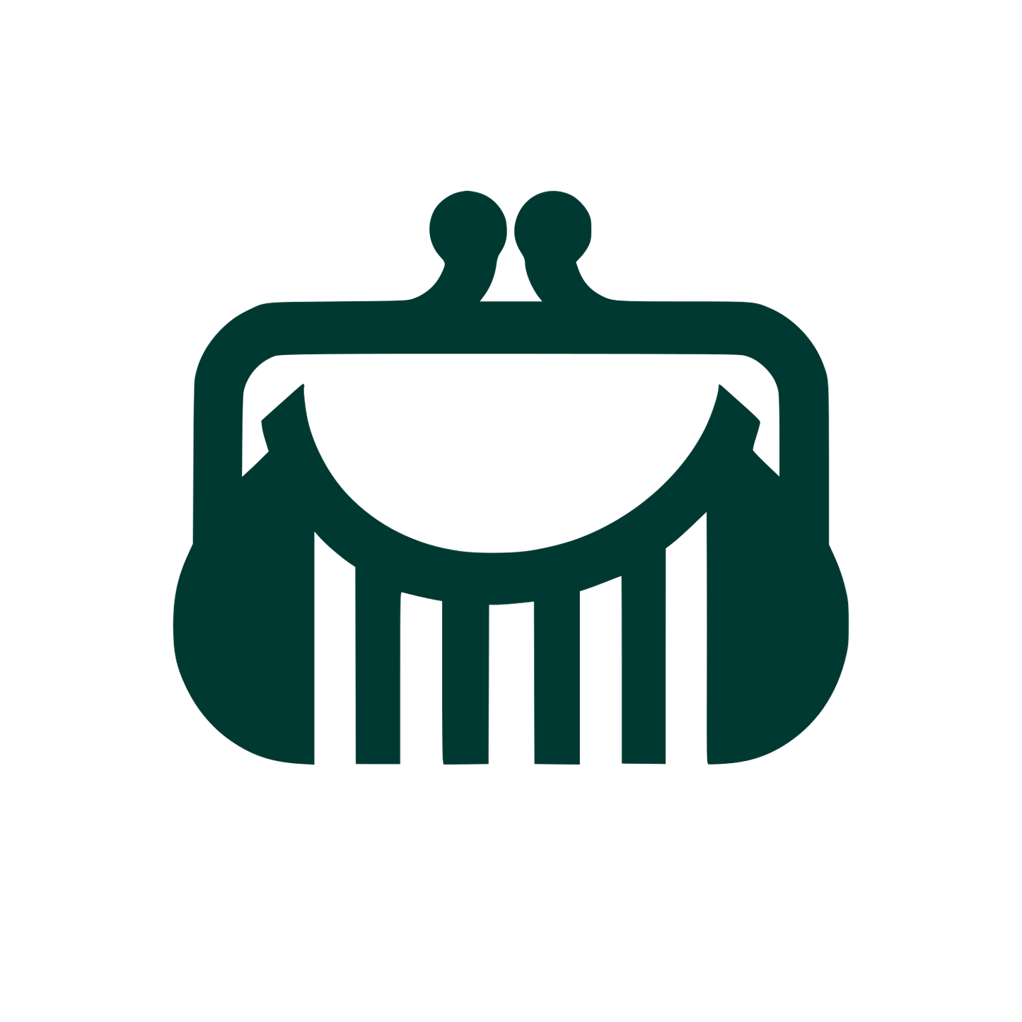 Purse Wallet Logo #003932