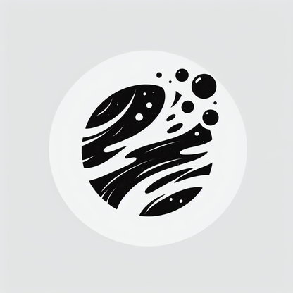 Abstract Fish Logo