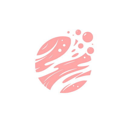 Abstract Fish Logo #ffa6a6