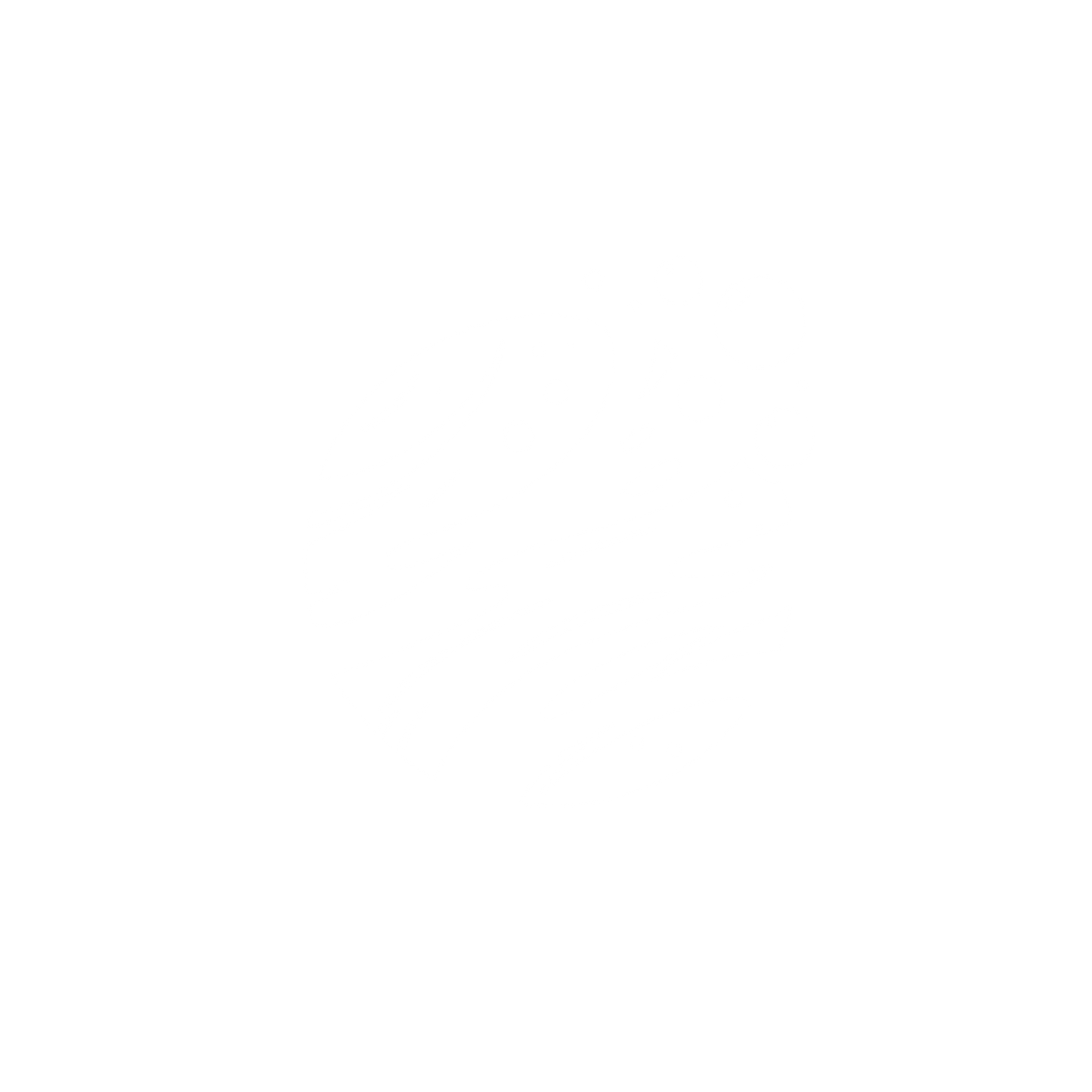 Abstract Fish Logo #ffffff