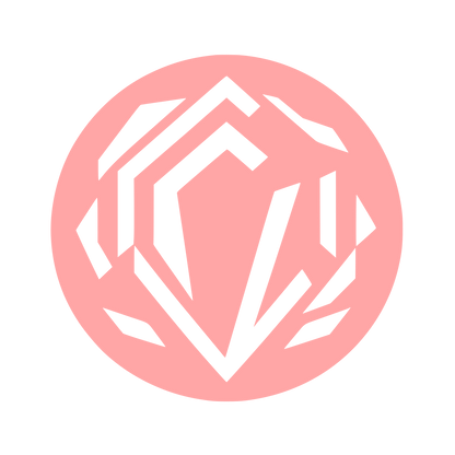 Abstract Crystal Logo #ffa6a6