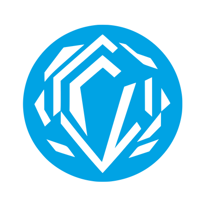 Abstract Crystal Logo #00a3e4