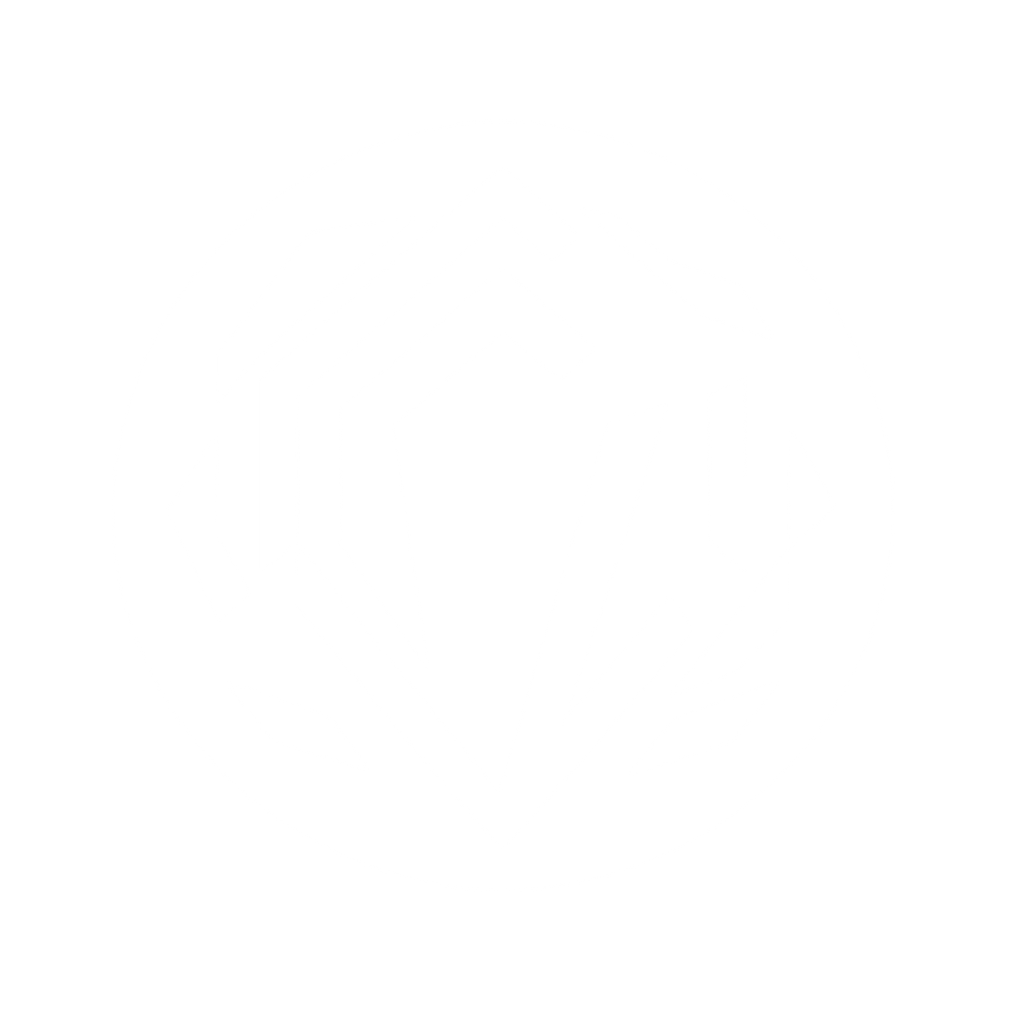Abstract Crystal Logo #ffffff