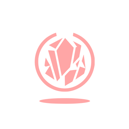 Crystal Geometric Logo #ffa6a6