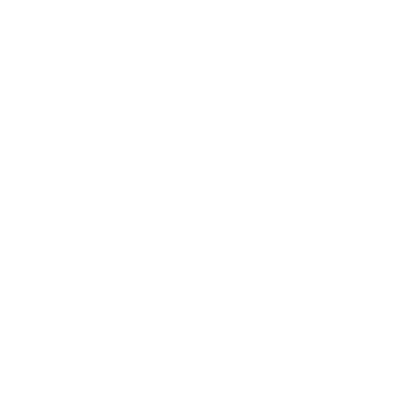 Crystal Geometric Logo #ffffff